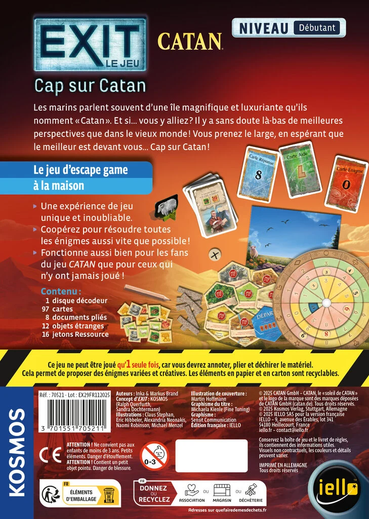 Exit : Cap sur Catan (FR)
