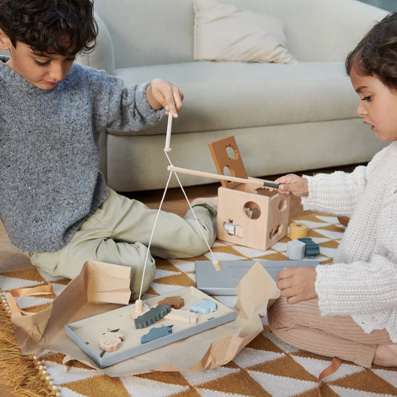 Jeu De Pêche En Bois Sebastian