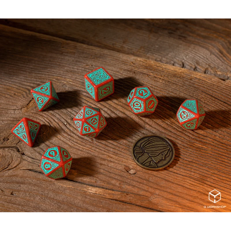 Set de dés The Witcher - Triss Mérigold l'intrépide