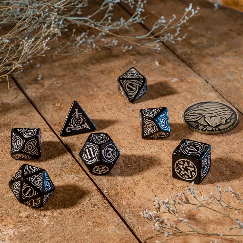 Set de dés The Witcher - Yennefer, l'étoile d'obsidienne
