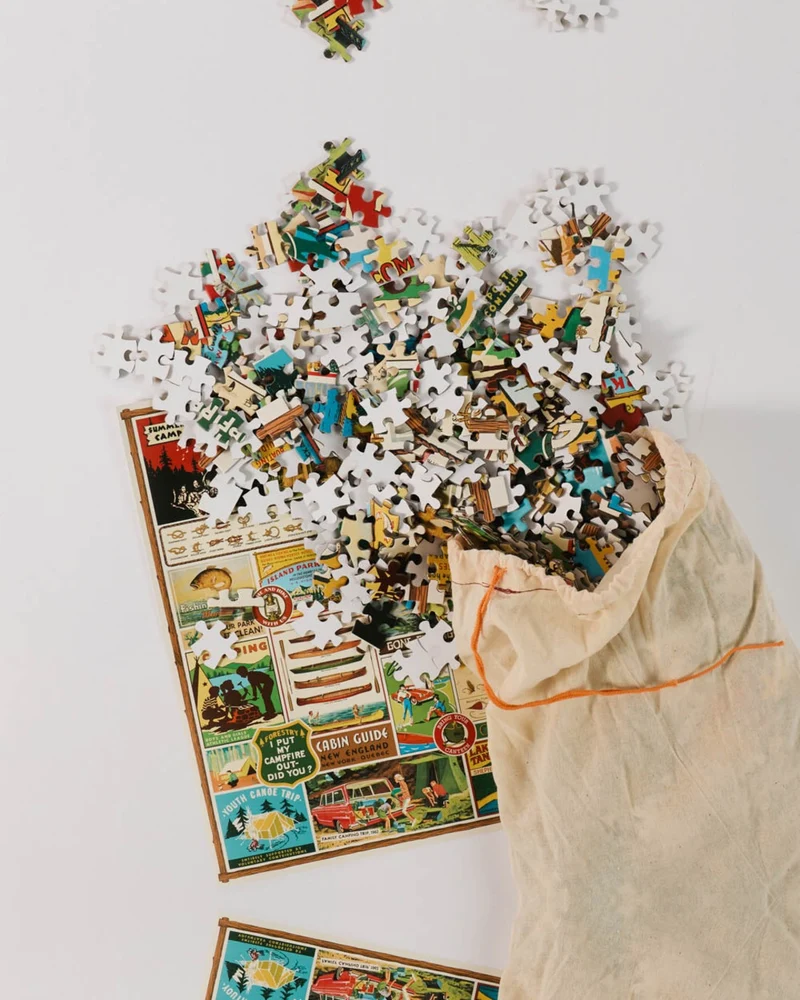 Cavallini Paper & Co. - Puzzle Camping