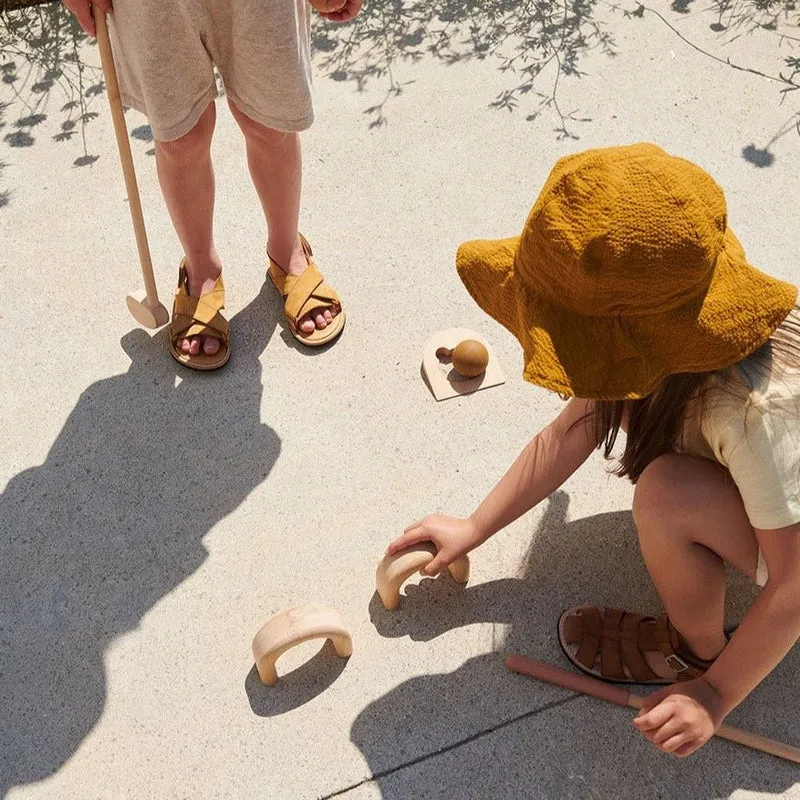 Set De Mini Golf Mary en Bois - Caramel / Rose Toscane Mix