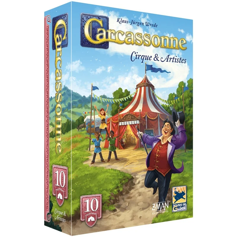 Carcassonne: Ext 10: Cirque & Artistes - Version 2025 (FR)