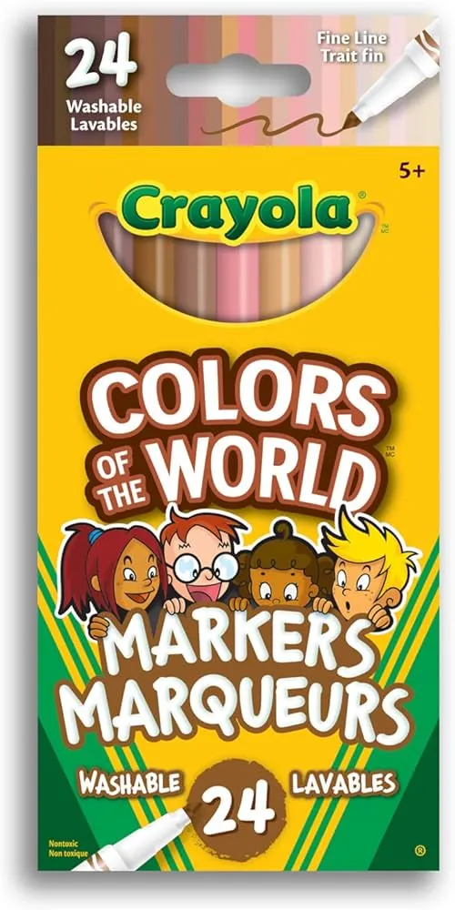 Marqueurs pointe fine "Colors of the world"