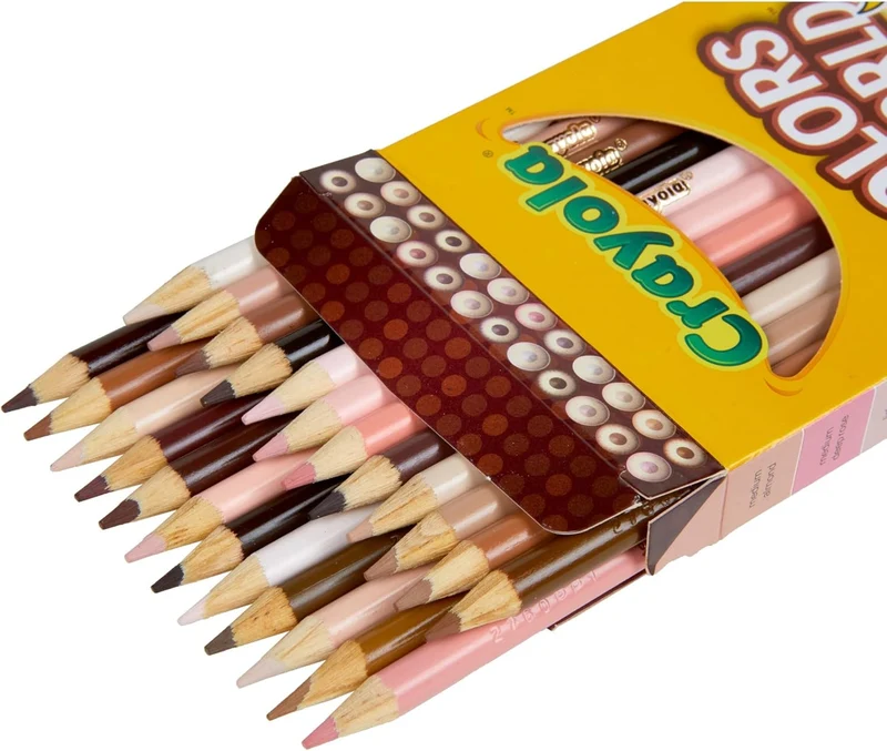 24 Crayons couleurs "Colors of the World"