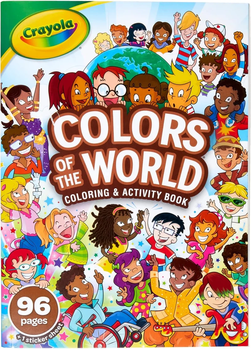 Cahier à colorier "Couleurs du monde"