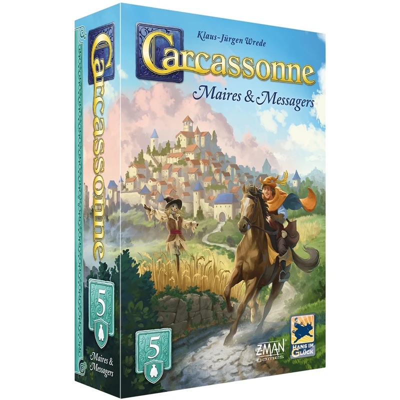 Carcassonne: Ext 5: Maires & Messagers