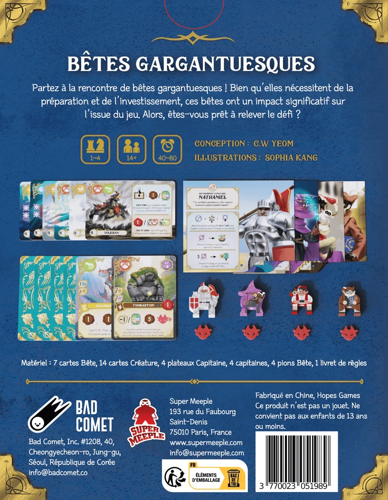 Wondrous Creatures - Ext. Bêtes Gargantuesques (FR)