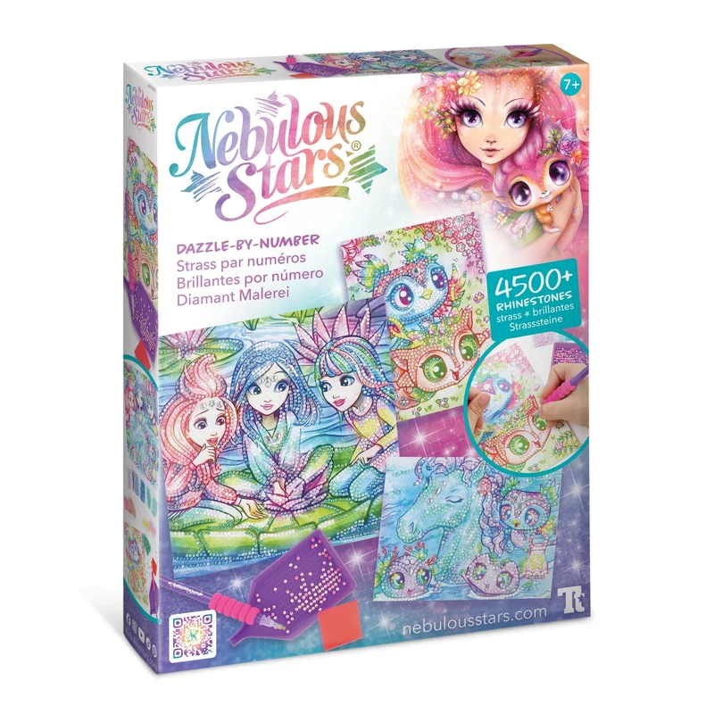 Nebulous Star: Strass par numéros - Arc-en-ciel