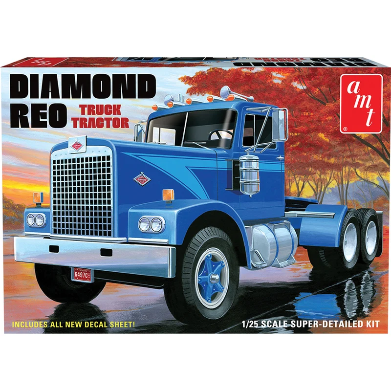 Modèle à coller diamond reo truck tractor, 1/25