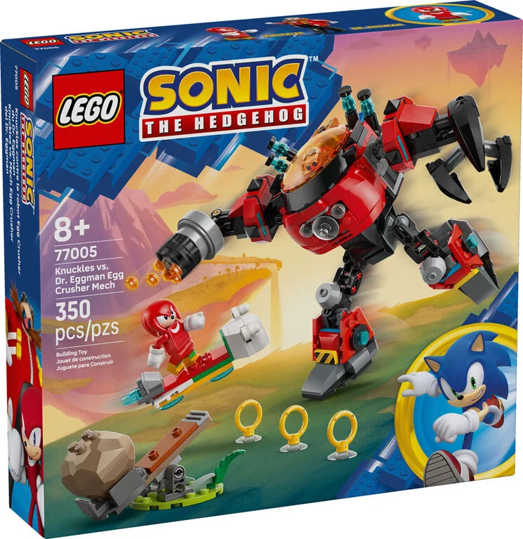 Sonic, Knuckles contre le robot Egg
