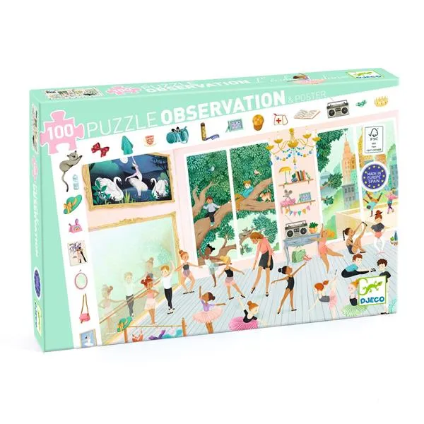 Puzzle observation 100 pièces - L'école de danse