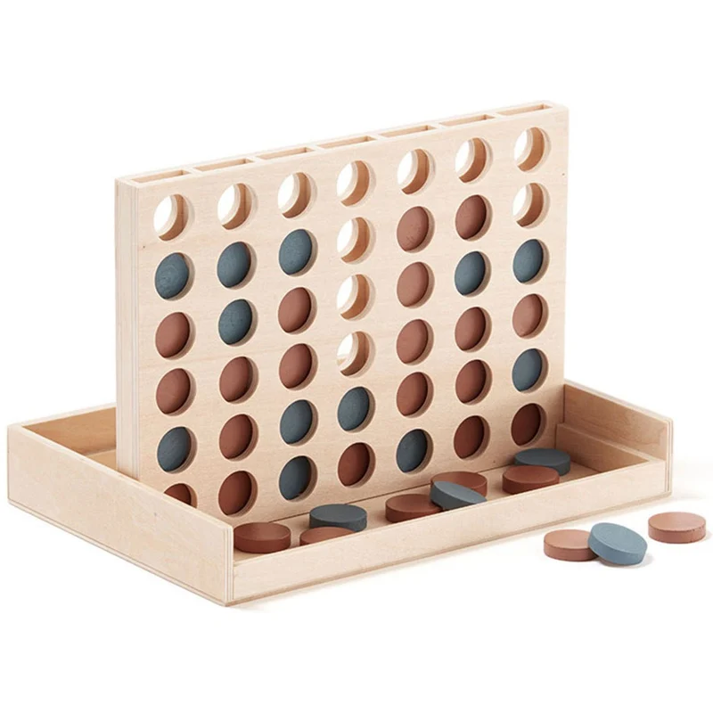 Jeu Des 4 En Ligne En Bois