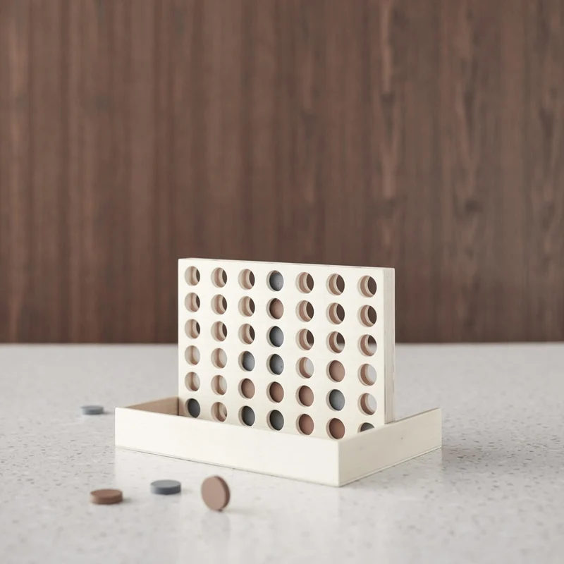 Jeu Des 4 En Ligne En Bois