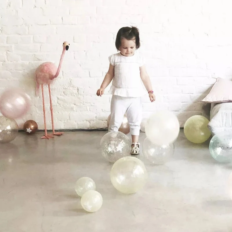 Ballon Bulles De Paillettes - Cuivre 22cm