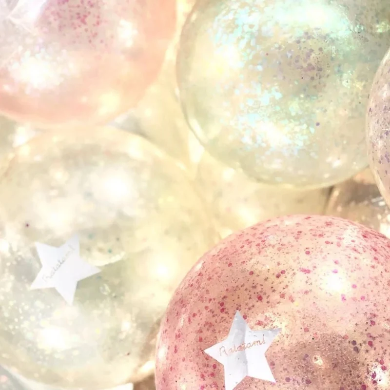 Ballon Bulles De Paillettes - Cuivre 22cm