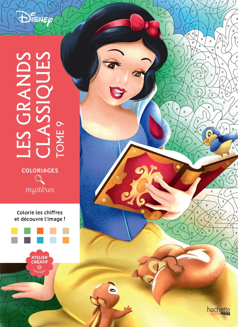 Coloriages mystères Disney - Les classiques Tome 9