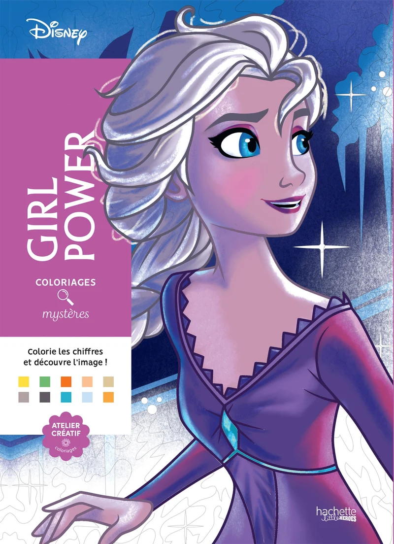 Coloriages mystères Disney - Girl Power