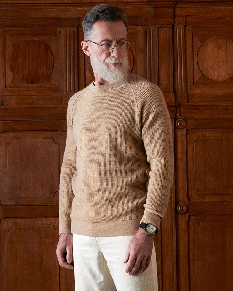 Merci - Pull En Laine - Sable