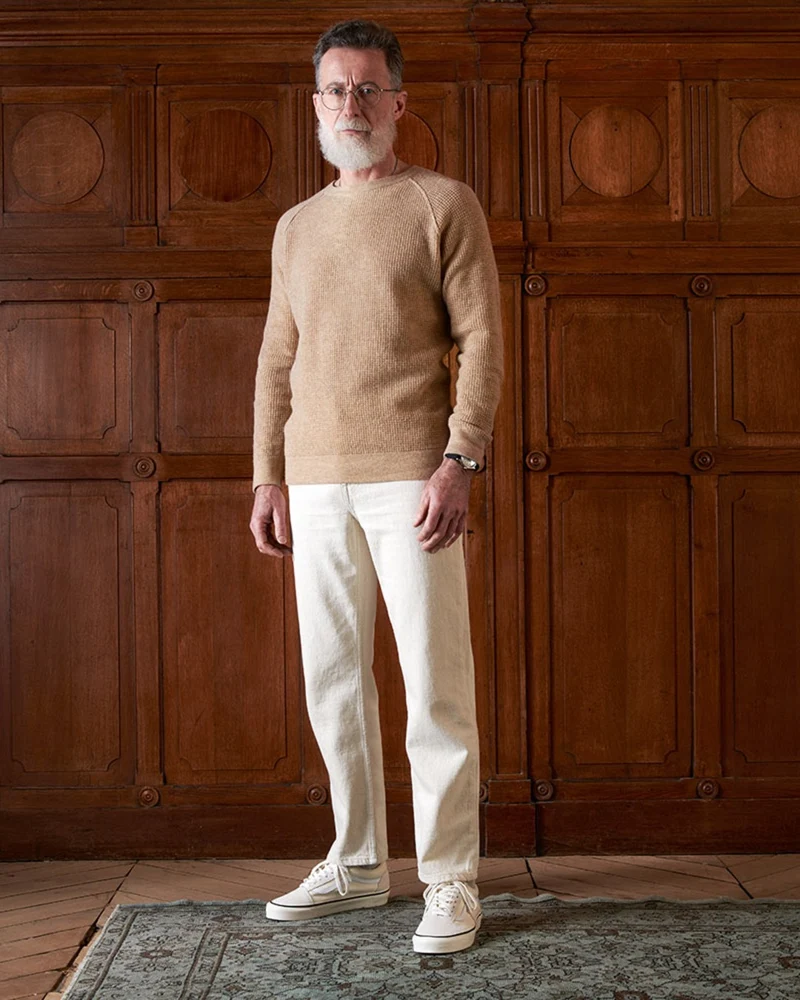 Merci - Pull En Laine - Sable