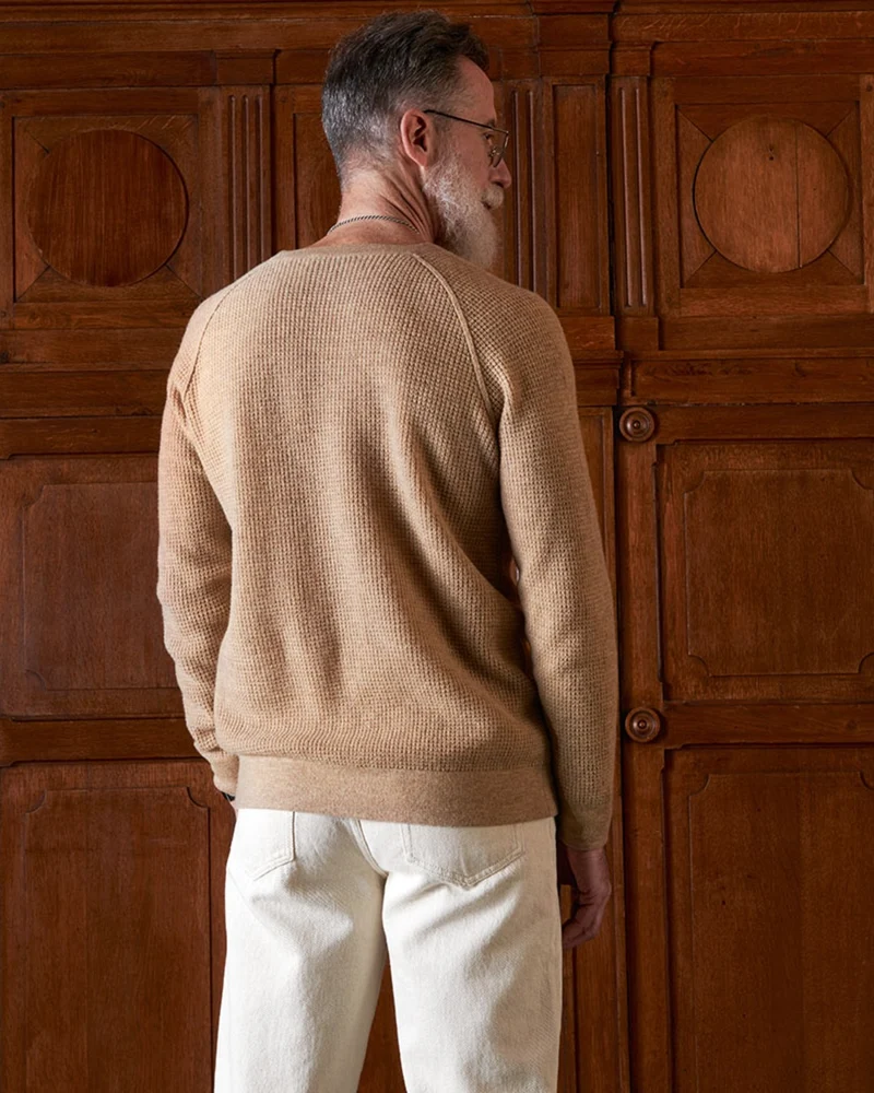 Merci - Pull En Laine - Sable