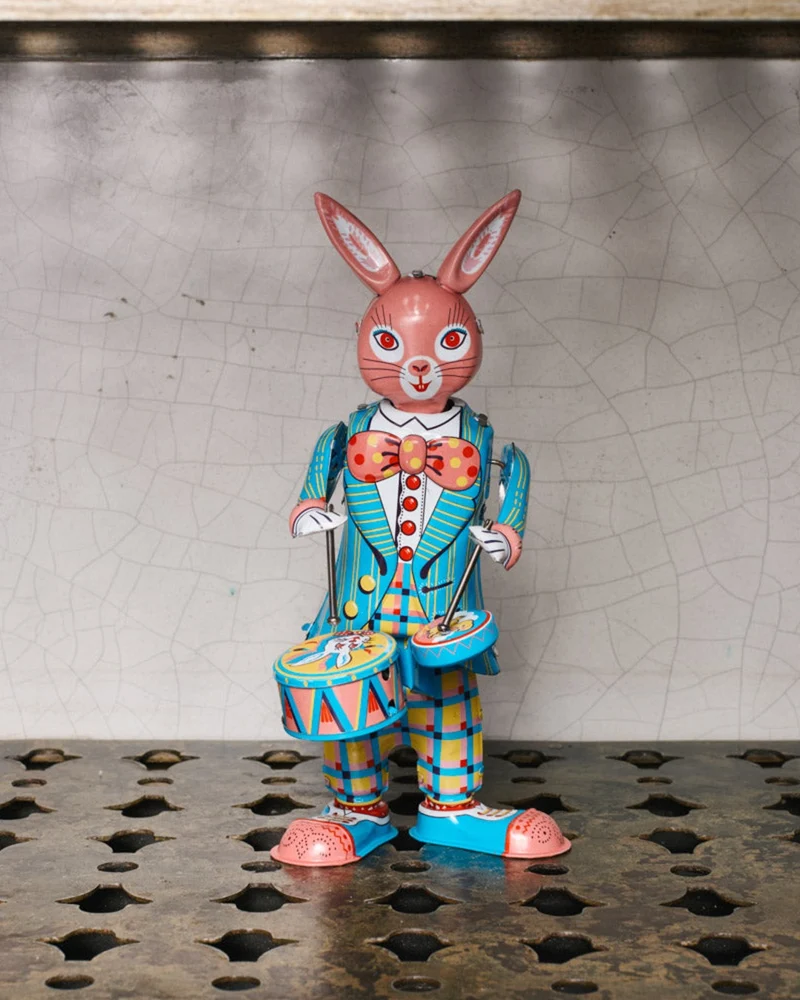 Die Blechfabrik - Jouet Lapin Au Tambour