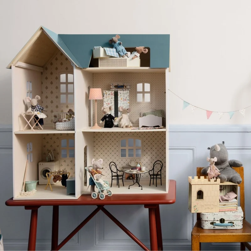 Maison De Poupée En Miniature Pour Souris Maileg