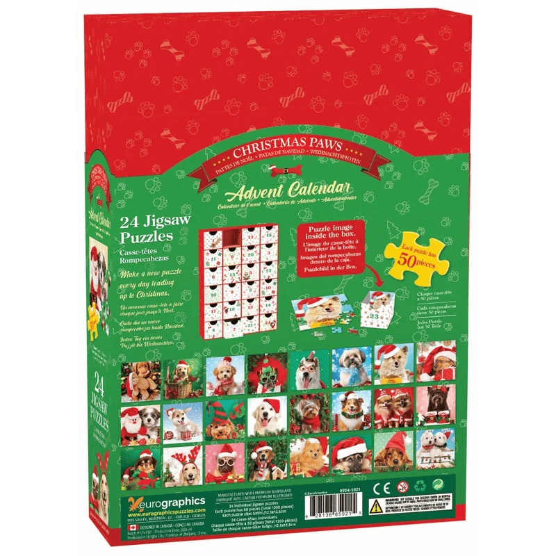 Advent Calendar - Christmas Paws (24x50 pcs)