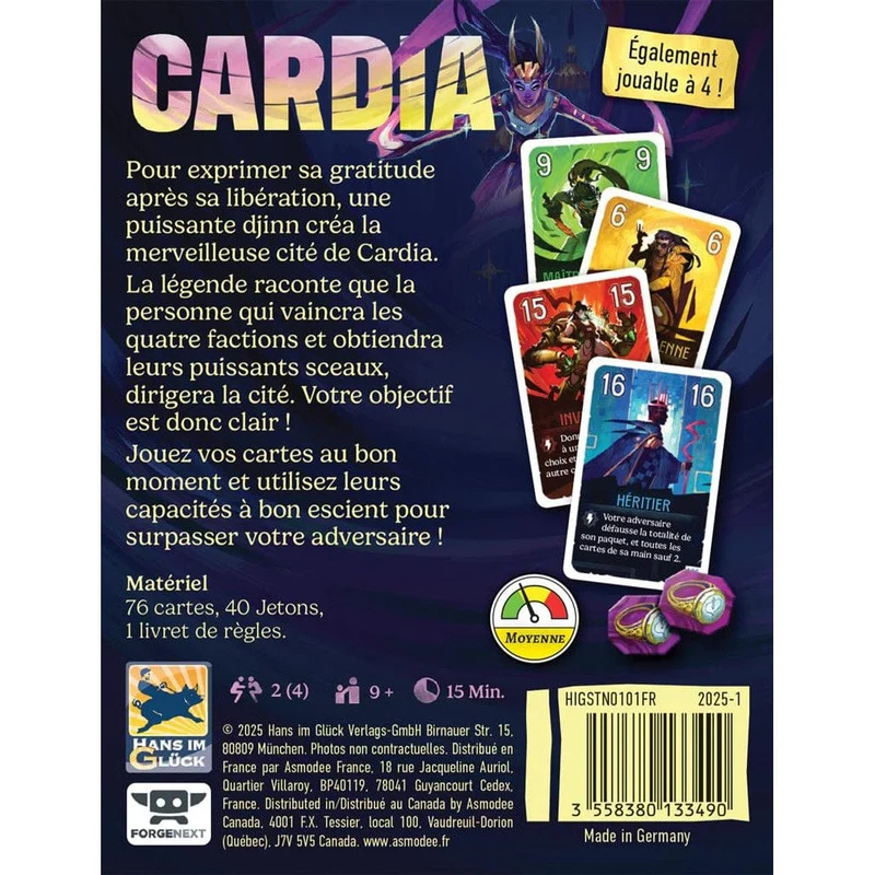 Duel pour Cardia (FR)