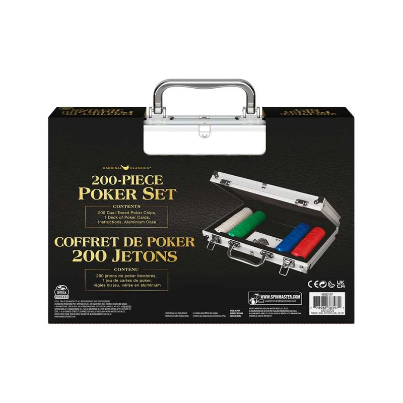 Coffret de poker - 200 jetons (ML)