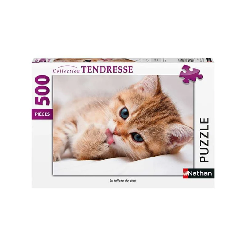 La toilette du chat (500 pcs)