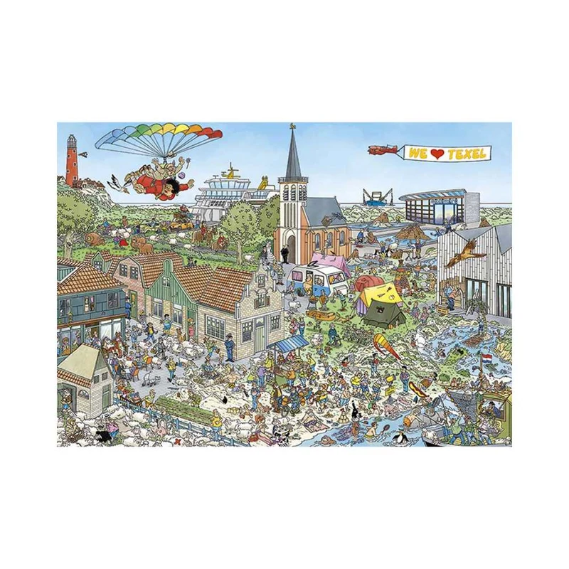 Retraite insulaire, JvH (1000 pcs)