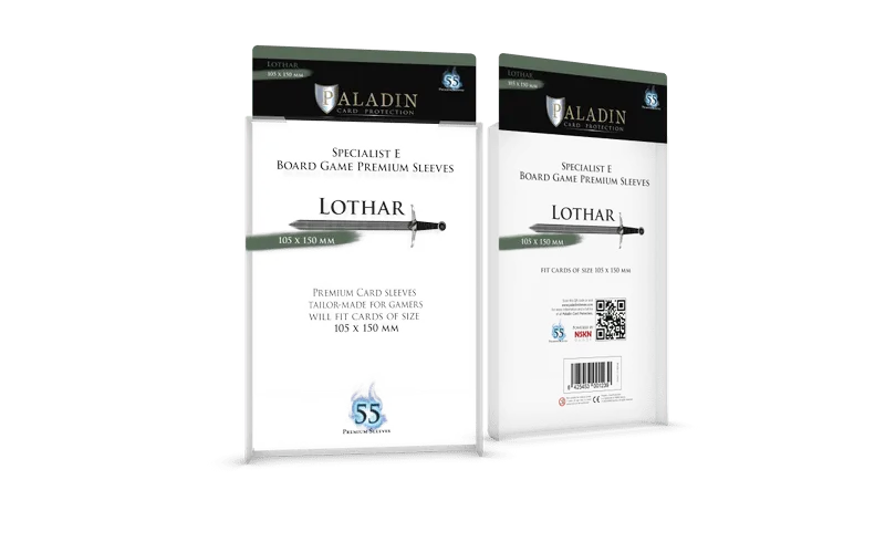 Paladin Sleeve - Lothar - 105mm X 150mm (55CT)