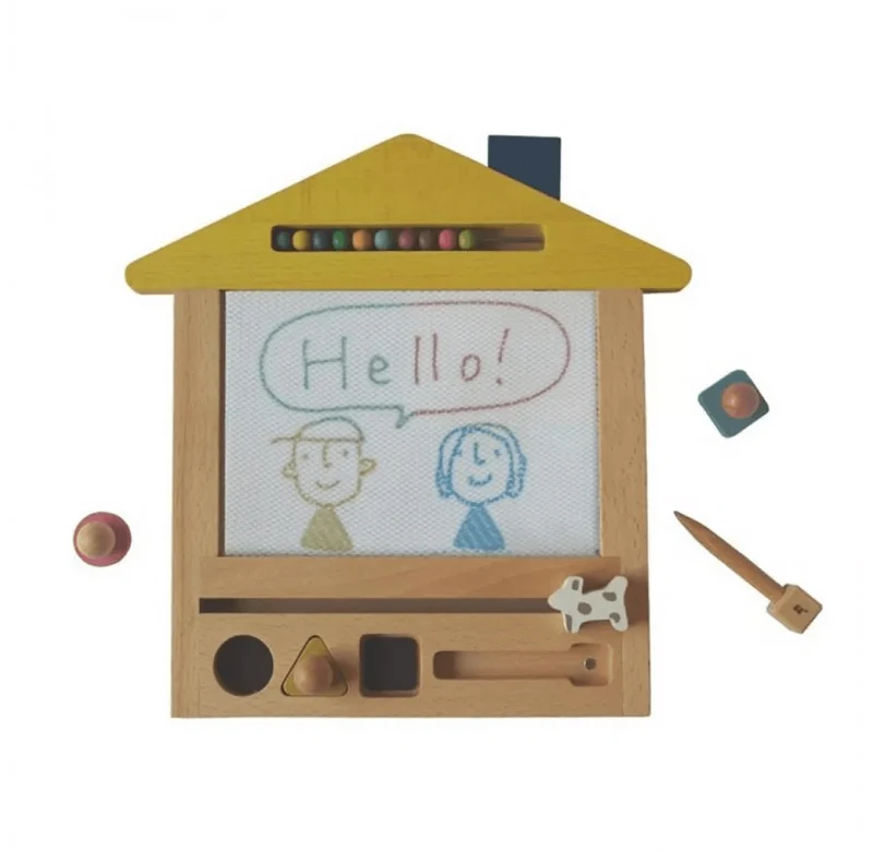 Ardoise Magique Oekaki en Bois - Chien