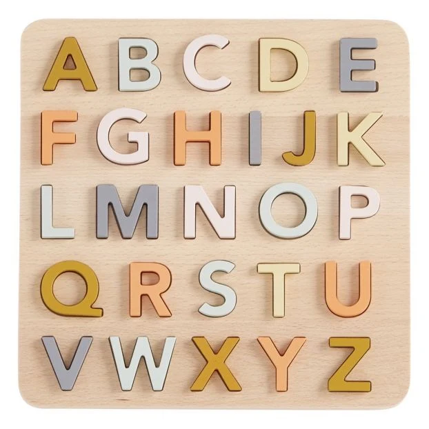 Puzzle ABC En Bois