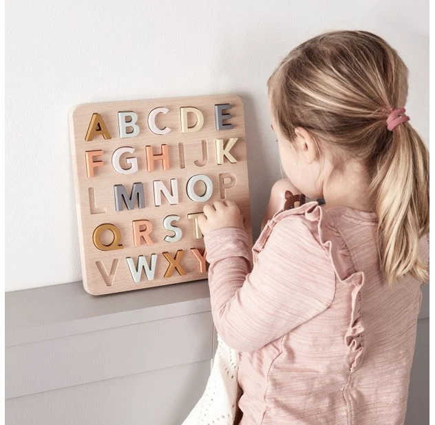 Puzzle ABC En Bois