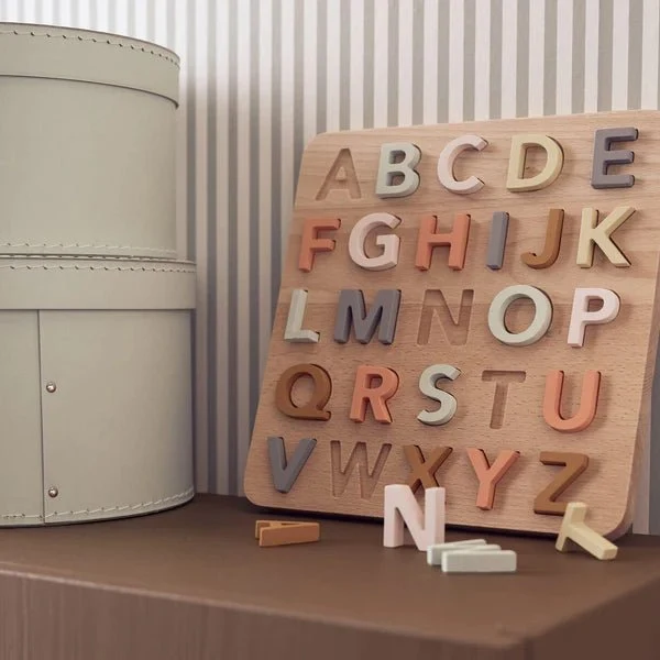 Puzzle ABC En Bois
