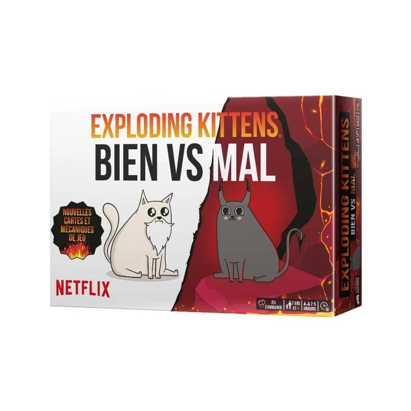 Exploding Kittens: Bien vs. mal (FR)
