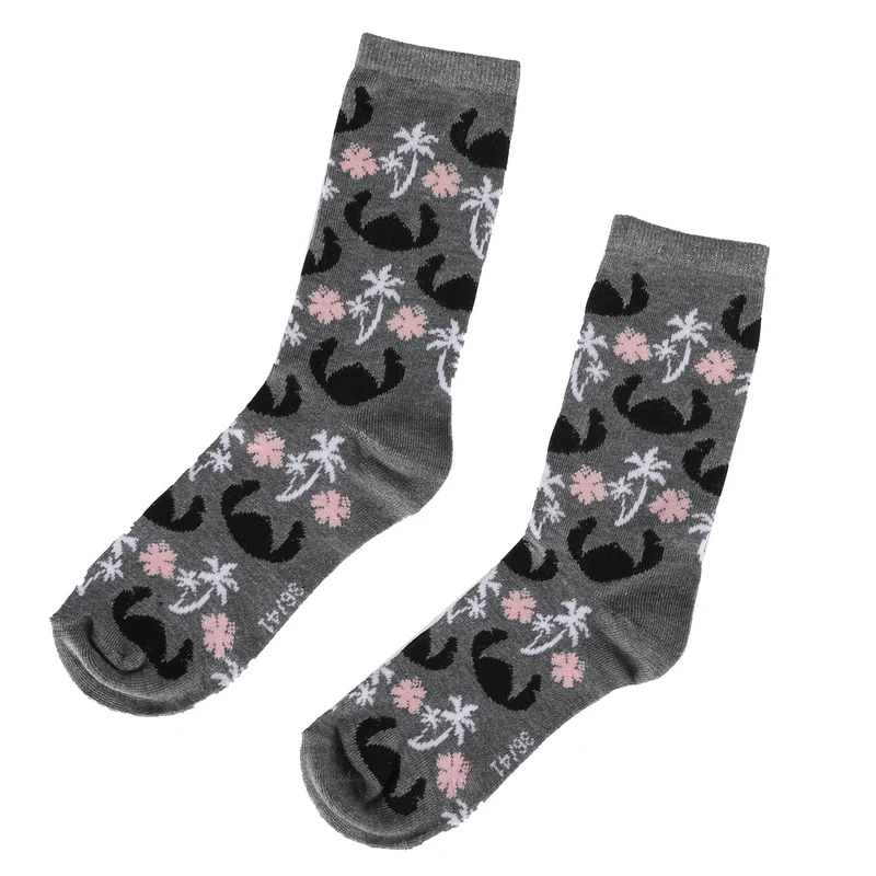 Boîte cadeau 3 paires de chaussettes Stitch ou Minnie - Bleu