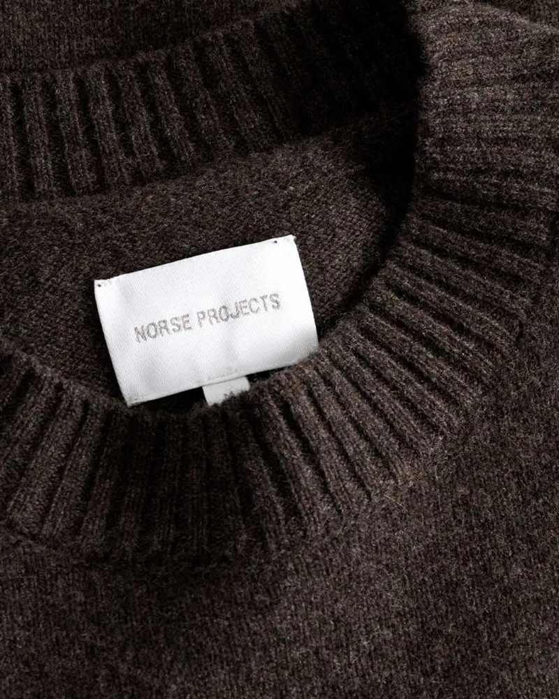 Norse Projects - Pull Standard Merino - Marron