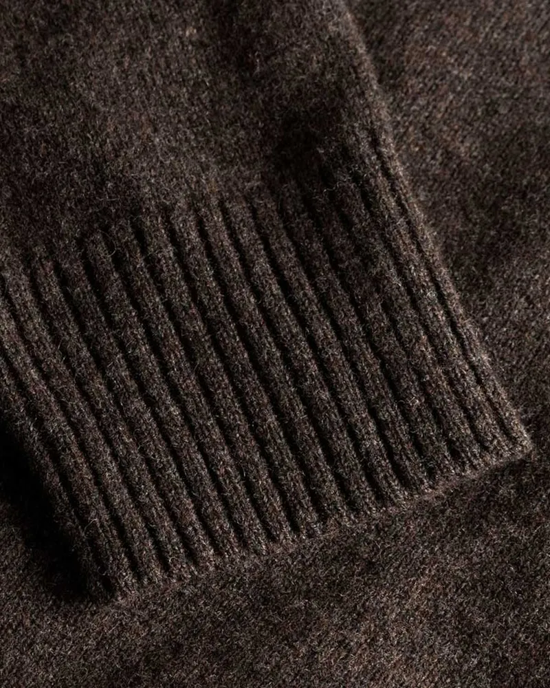 Norse Projects - Pull Standard Merino - Marron