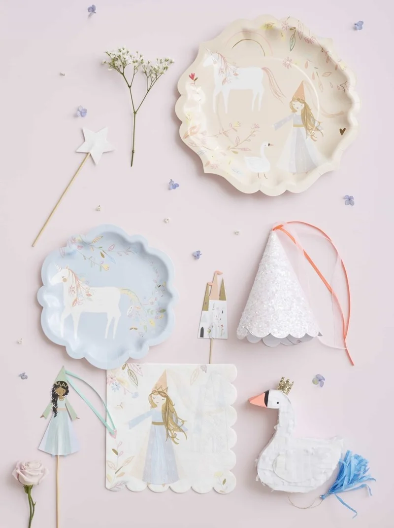 Chapeaux De Fête Princesse Magique - Lot De 8