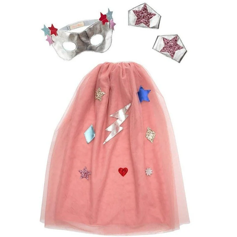 Déguisement Super héros - Rose
