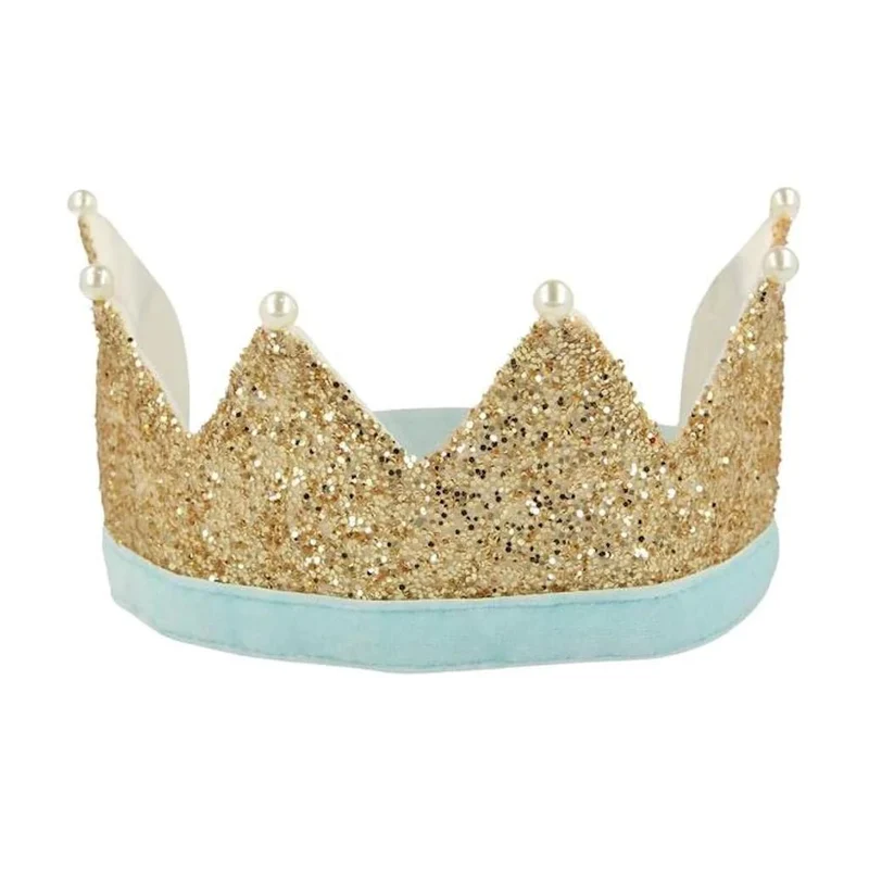 Couronne De Fête Or Et Perles