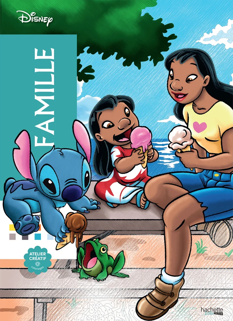 Coloriages mystères Disney Famille