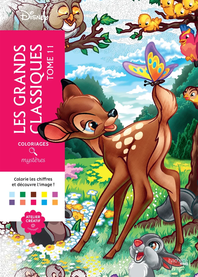 Coloriages mystères Disney Les Grands classiques