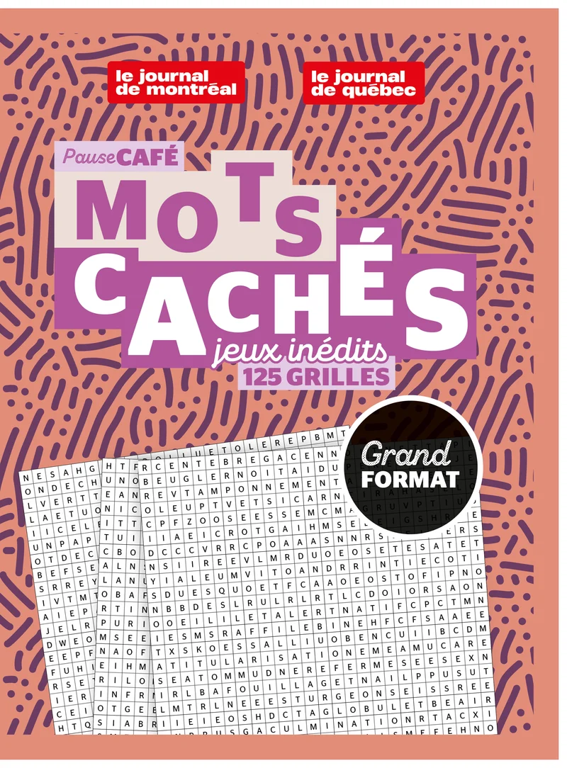 Mots cachés Grand format