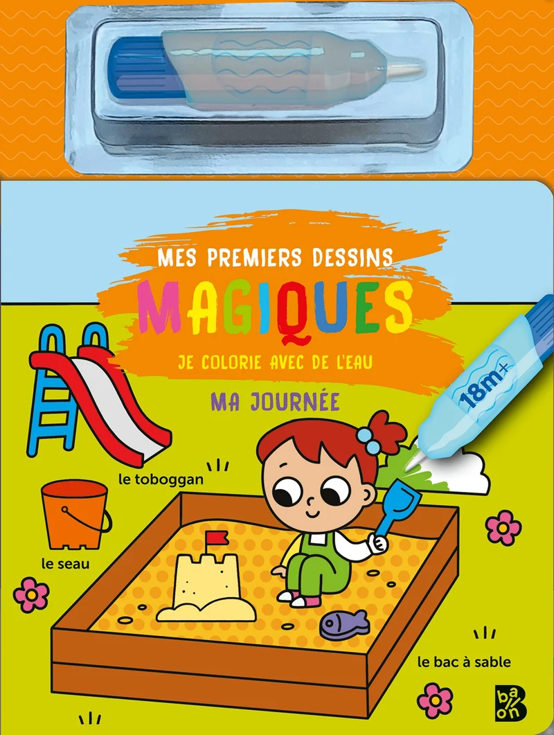 Je colorie à l'eau Ma journée