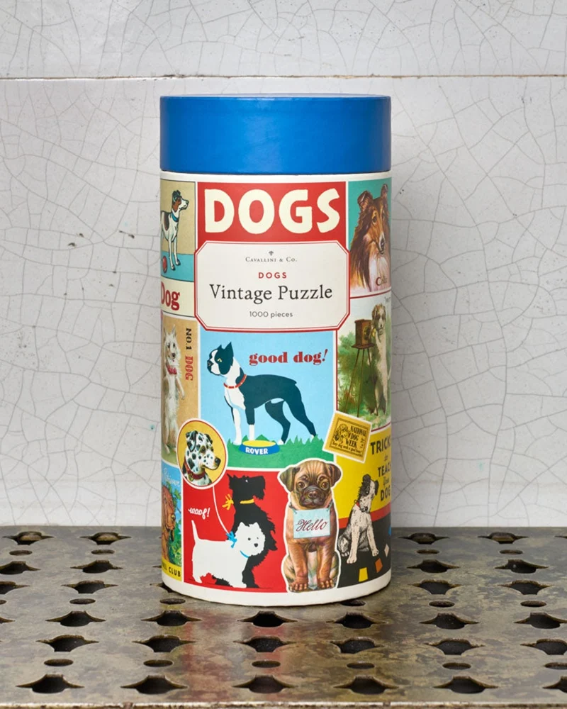 Cavallini Papers & Co. - Puzzle Chiens Vintage