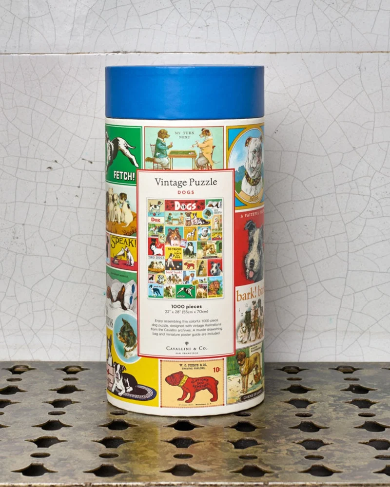 Cavallini Papers & Co. - Puzzle Chiens Vintage